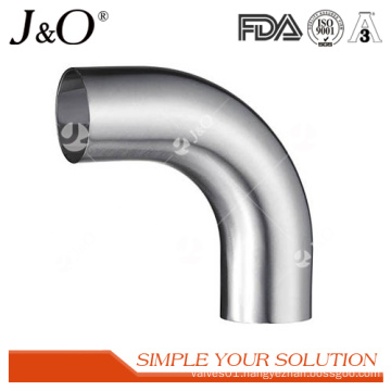 Sanitary Stainless Steel 90 Degree Weld Elbow with Straight Ends